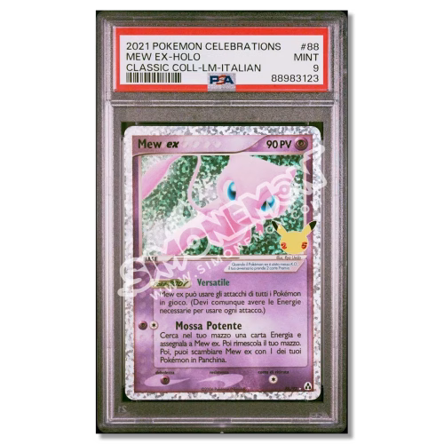Mew EX 88/92 Gran Festa PSA 9 (IT)