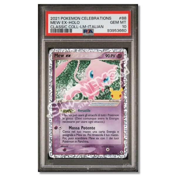 Mew EX 88/92 Gran Festa PSA 10 (IT)