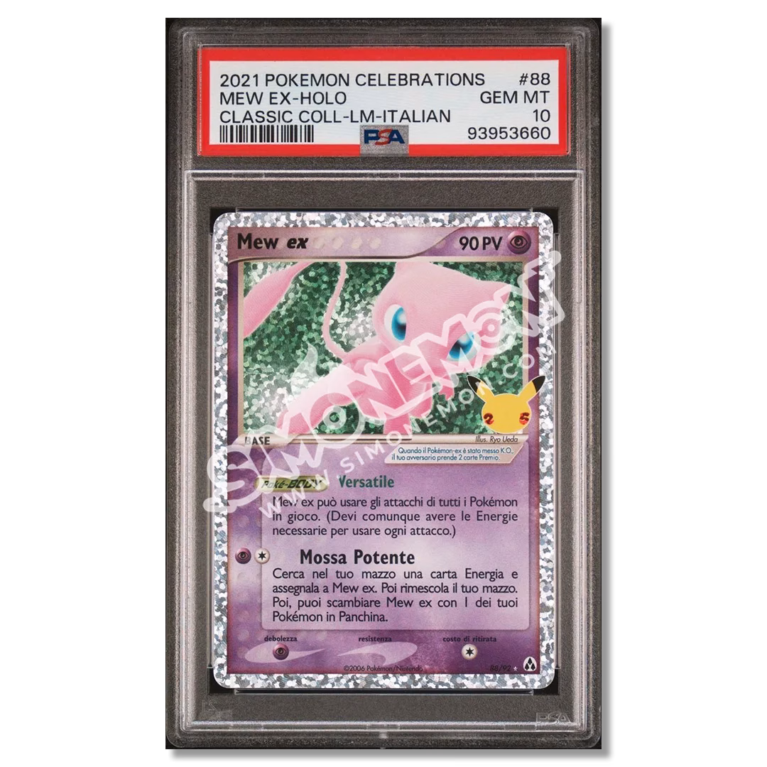 Mew EX 88/92 Gran Festa PSA 10 (IT)