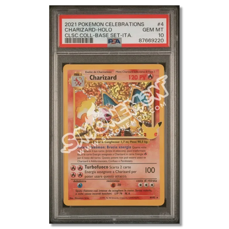 Charizard Holo 4/102 Gran Festa PSA 10 (IT)