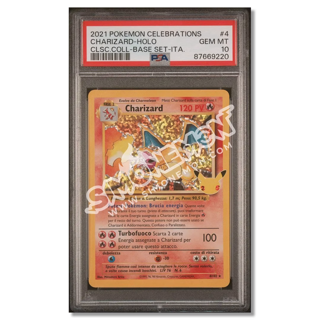 Charizard Holo 4/102 Gran Festa PSA 10 (IT)