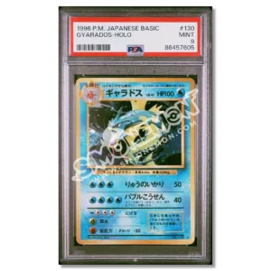 Gyarados Holo 130/130 Set Base Giapponese PSA 9 (JP)