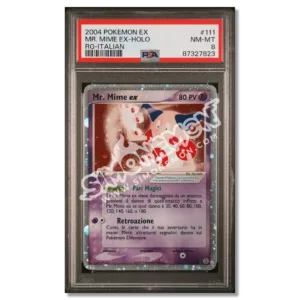 Mr. Mime EX 111/112 Rubino e Zaffiro PSA 8 (IT)