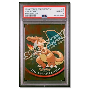 Charizard 6 Topps Pokémon TV PSA 8 (IT)