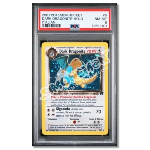 Dark Dragonite 5/82 Team Rocket PSA 8 (IT)