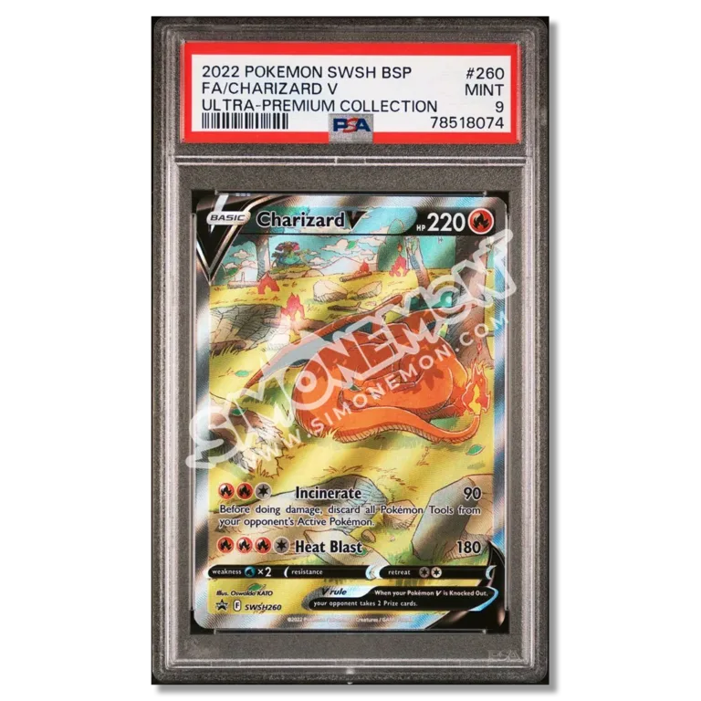Charizard V 260/SWSH Ultra-Premium Collection PSA 9 (EN)