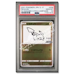 Pikachu 208/S-P Yu Nagaba x PCG Campaign PSA 10 (JP)