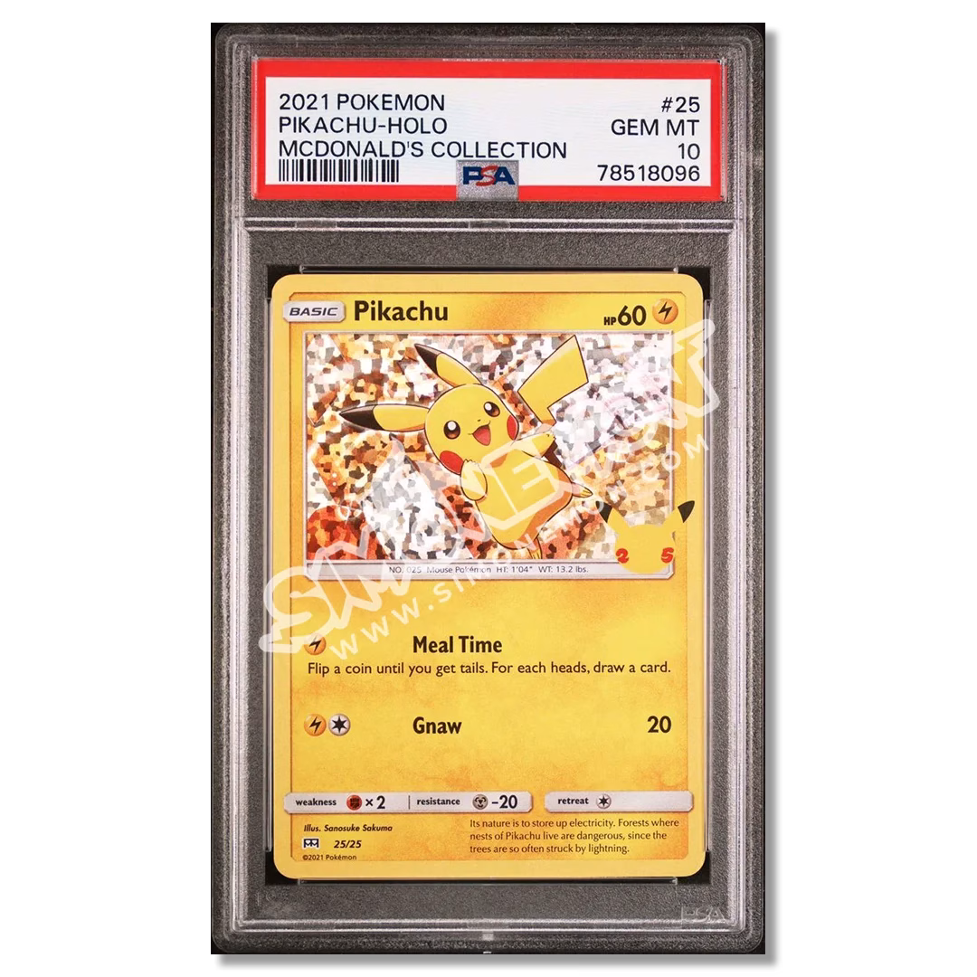 Pikachu Holo 25 McDonald's Collection PSA 10 (EN)