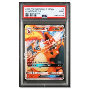 Charizard GX 009/068 Destino Sfuggente PSA 9 (EN)