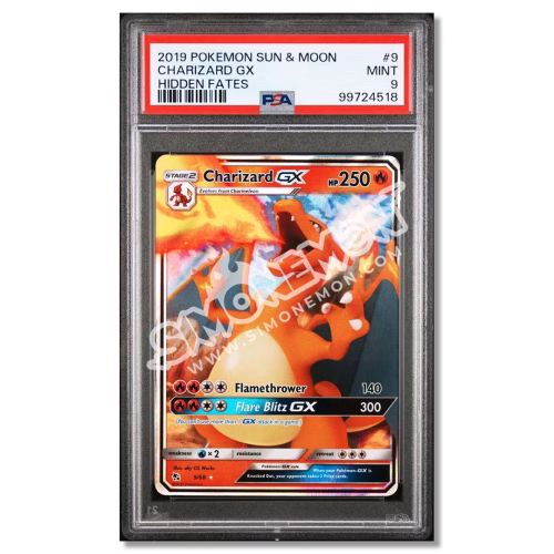 Charizard GX 009/068 Destino Sfuggente PSA 9 (EN)