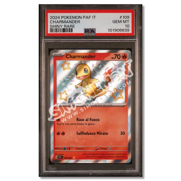 Charmander 109 Destino di Paldea PSA 10 (IT)