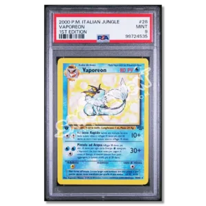 Vaporeon 28/64 Jungle 1st Edition PSA 9 (IT)