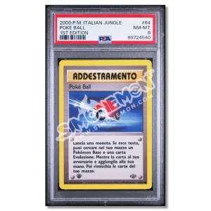 Poke Ball 64/64 Jungle 1st Edition PSA 8 (IT)