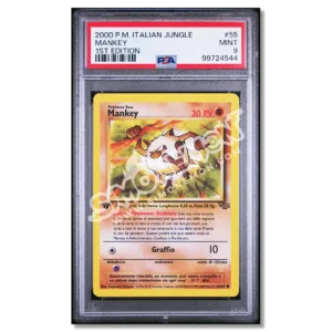 Mankey 55/64 Jungle 1st Edition PSA 9 (IT)