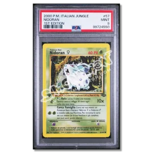 Nidoran 57/64 Jungle 1st Edition PSA 9 (IT)