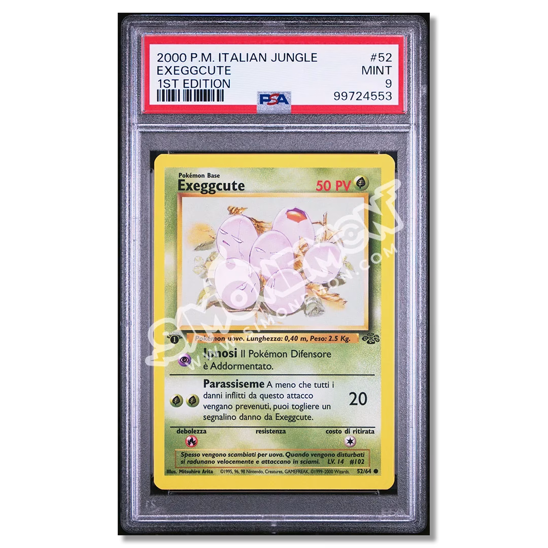 Exeggcute 52/64 Jungle 1st Edition PSA 9 (IT)