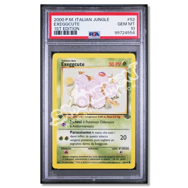 Exeggcute 52/64 Jungle 1st Edition PSA 10 (IT)
