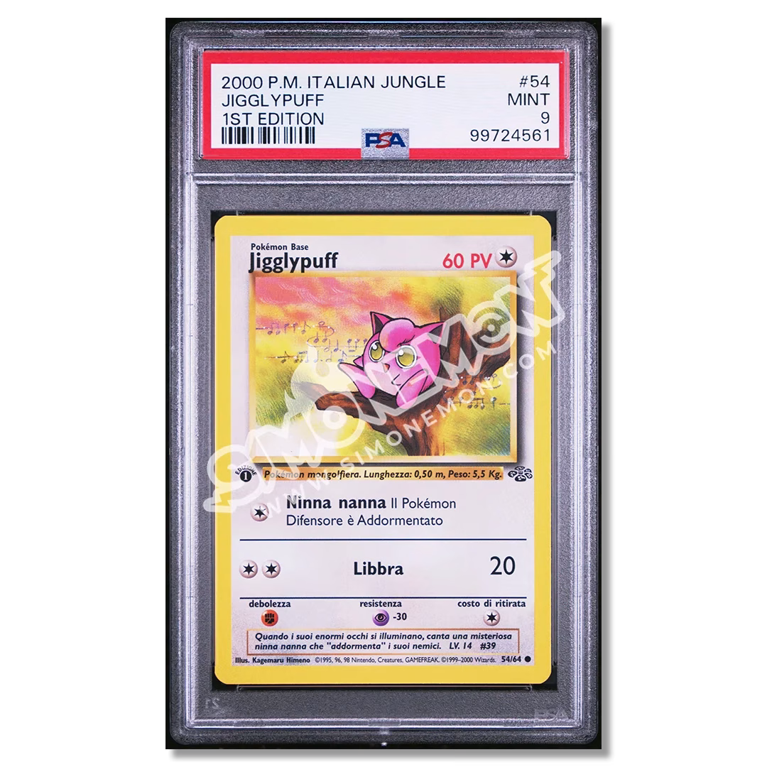 Jigglypuff 54/64 Jungle 1st Edition PSA 9 (IT)