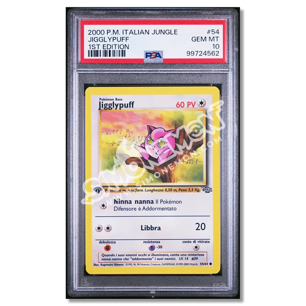 Jigglypuff 54/64 Jungle 1st Edition PSA 10 (IT)