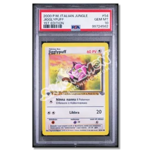 Jigglypuff 54/64 Jungle 1st Edition PSA 10 (IT)