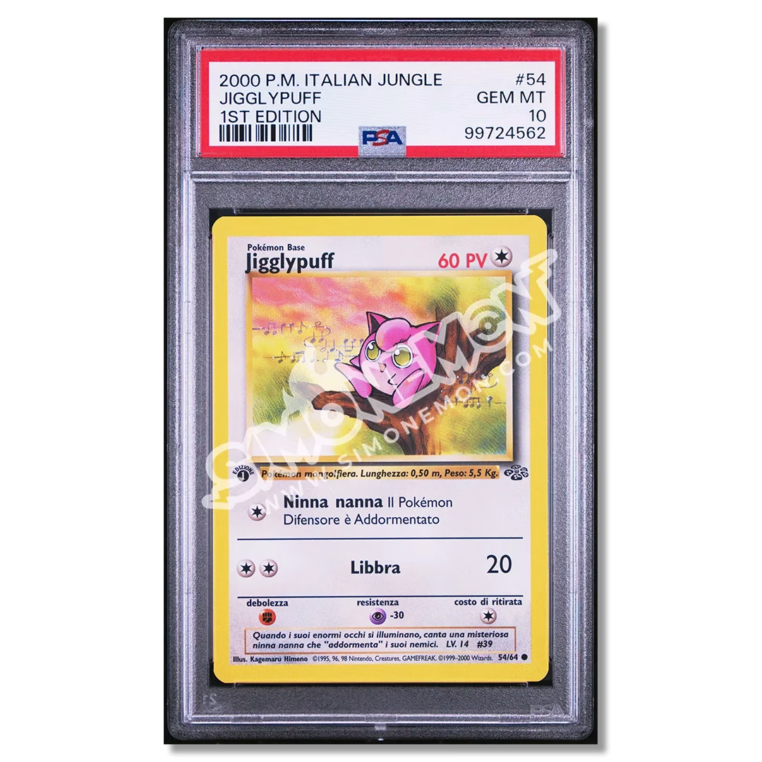 Jigglypuff 54/64 Jungle 1st Edition PSA 10 (IT)