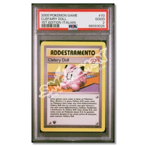 Clefairy Doll 70/102 Set Base 1st Edition PSA 2 (IT)