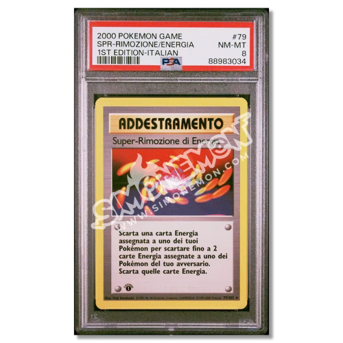 Super-Rimozione di Energia 79/102 Set Base 1st Edition PSA 8 (IT)