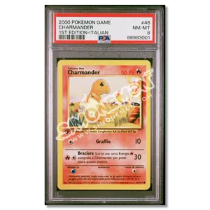 Charmander 46/102 Set Base 1st Edition PSA 8 (IT)