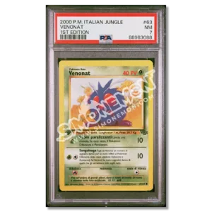Venonat 63/64 Jungle 1st Edition PSA 7 (IT)