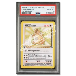 Kangaskhan 21/64 Jungle 1st Edition PSA 10 (IT)