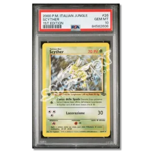 Scyther 26/64 Jungle 1st Edition PSA 10 (IT)