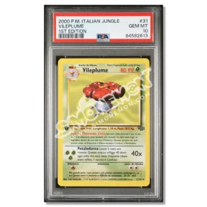 Vileplume 31/64 Jungle 1st Edition PSA 10 (IT)