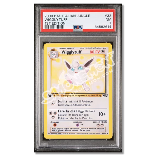Wigglytuff 32/64 Jungle 1st Edition PSA 7 (IT)