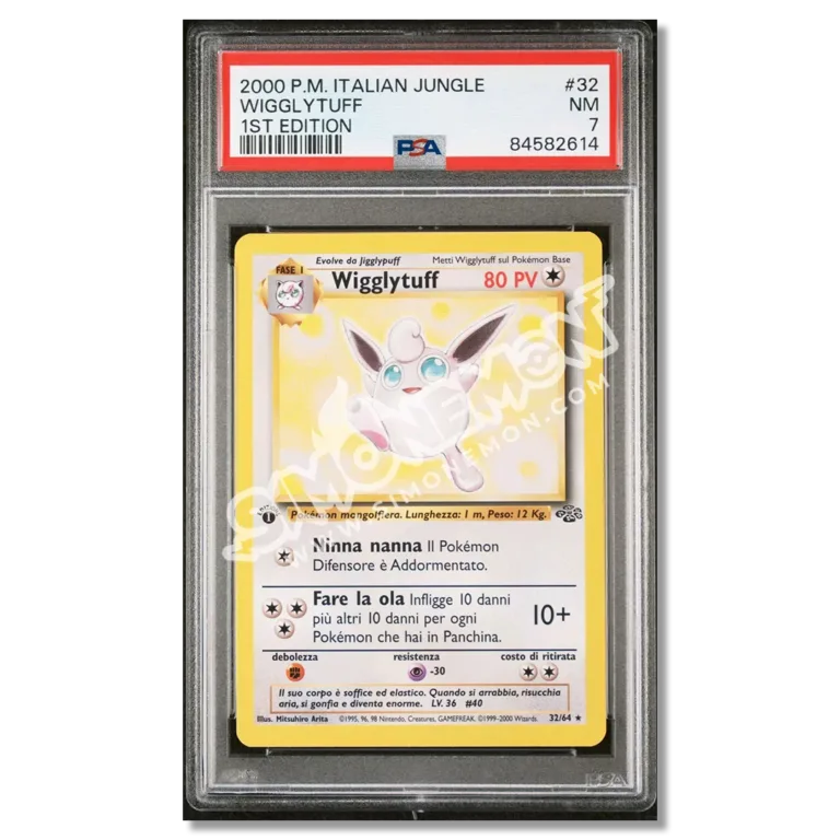 Wigglytuff 32/64 Jungle 1st Edition PSA 7 (IT)