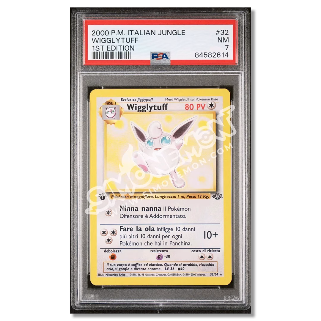 Wigglytuff 32/64 Jungle 1st Edition PSA 7 (IT)