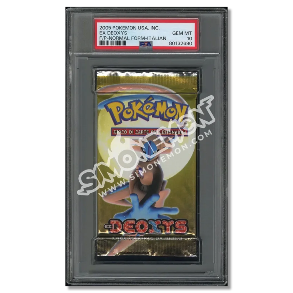 Pokémon Bustina Ex Deoxis EX 2005 Deoxis Normal Form PSA 10 (IT)
