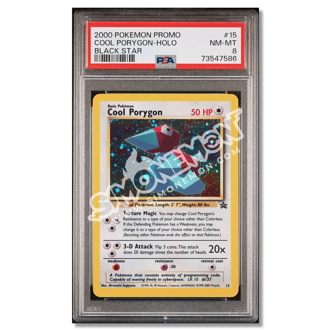 Cool Porygon 15 Black Star Promo PSA 8 (EN)