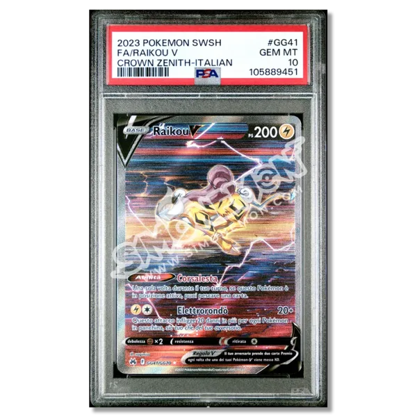 Raikou V GG41 Zenit Regale PSA 10 (IT)