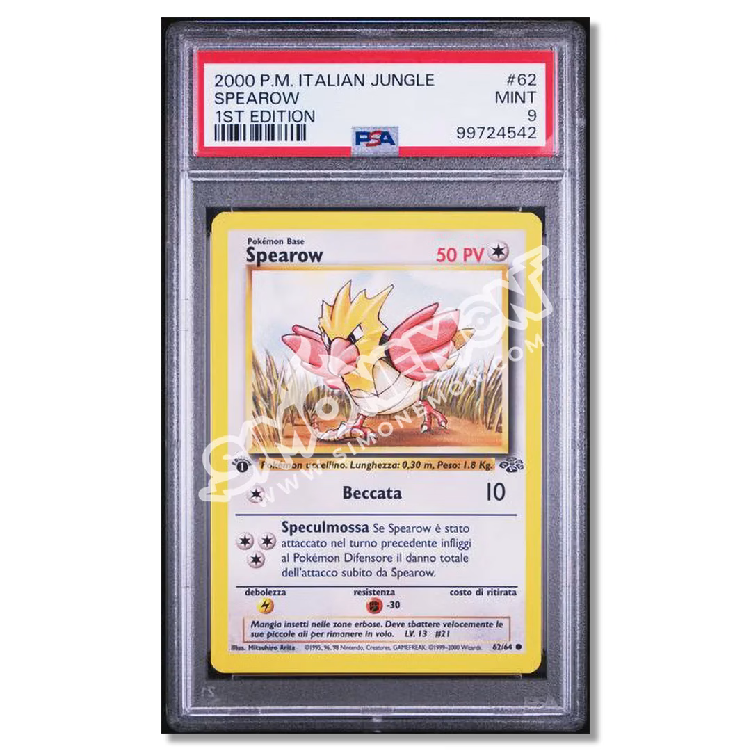Spearow 62/64 Jungle 1st Edition PSA 9 (IT)