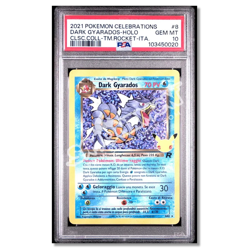 Dark Gyarados 8 Gran Festa PSA 10 (IT)