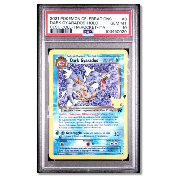Dark Gyarados 8 Gran Festa PSA 10 (IT)