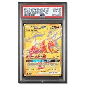 Reshiram & Charizard GX SM247 Black Star Promo PSA 10 (EN)