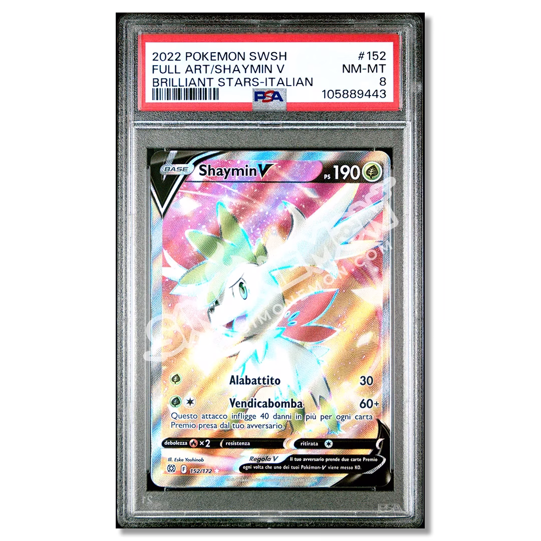 Shaymin V 152 Astri Lucenti PSA 8 (IT)
