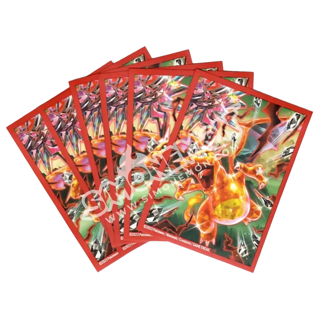 Bustine Protettive Pokémon – Charizard Teracrystal (65 pz)