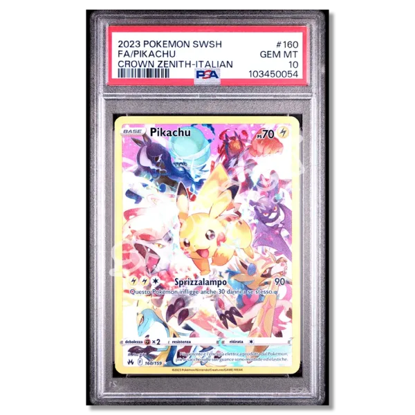 Pikachu 160 Zenit Regale PSA 10 (IT)