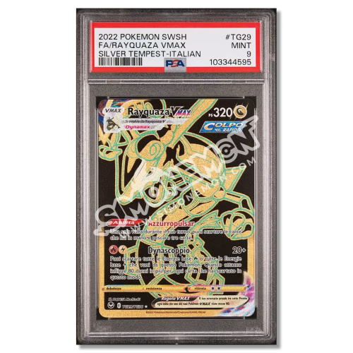 Rayquaza VMAX TG29 Tempesta Argentata PSA 9 (IT)