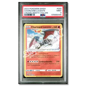Charizard Lucente 20 Zenit Regale PSA 9 (IT)