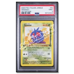 Venonat 63/64 Jungle 1st Edition PSA 9 (IT)