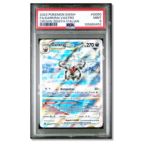 Darkrai VASTRO GG50 Zenit Regale PSA 9 (IT)