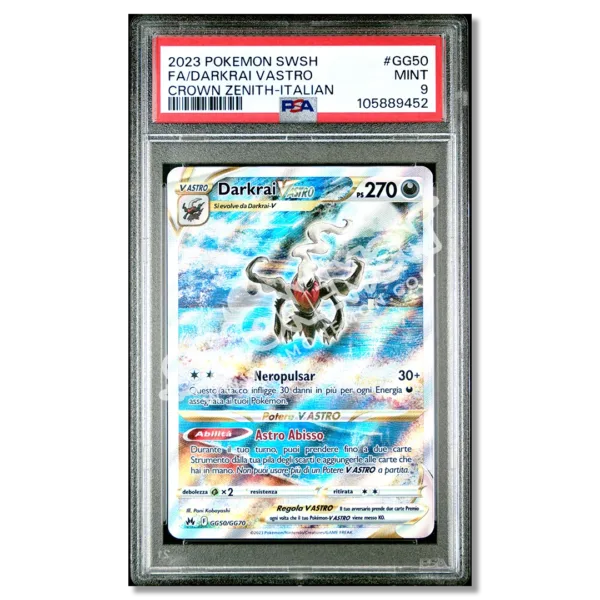 Darkrai VASTRO GG50 Zenit Regale PSA 9 (IT)